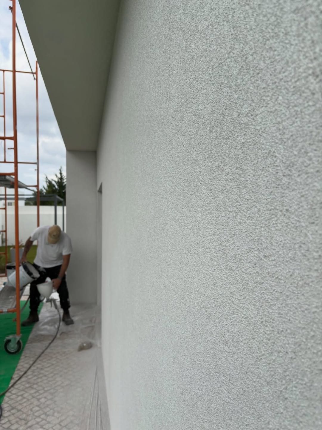 Aplicação de Reboco